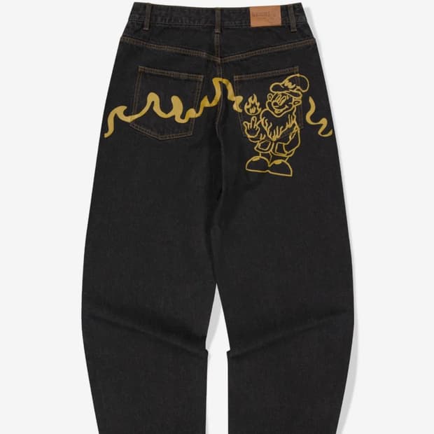 [M] 위캔더스 DWARF DENIM PANTS (BLACK)
