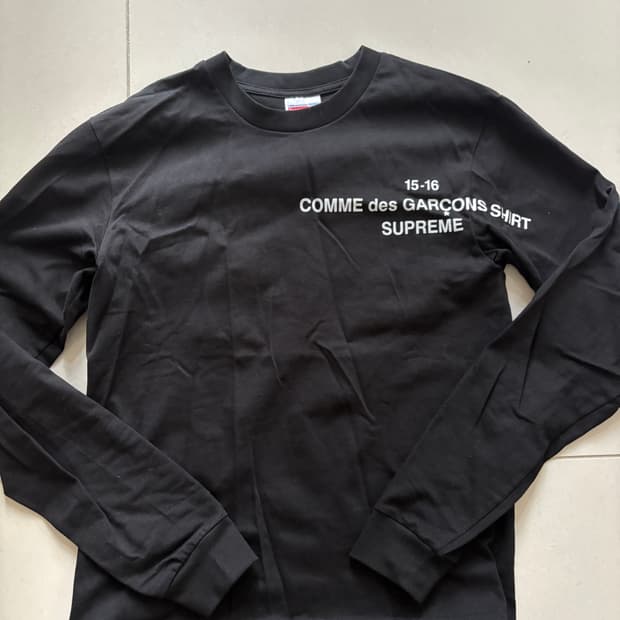 CDG x Supreme long sleeve 