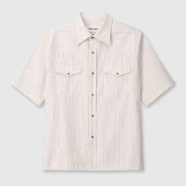[새상품] 토니웩 로우컷 스트라이프 반팔셔츠