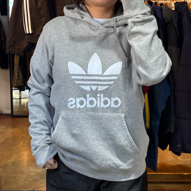 아디다스 그레이 후드