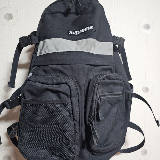 슈프림 14FW 하이비스 백팩 블랙