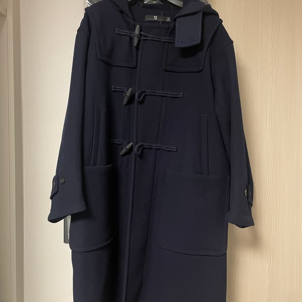 유니클로 질샌더 더플코트 네이비 S사이즈