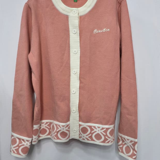 베네통 여성 가디건