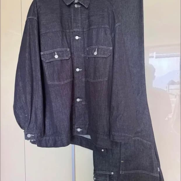 그라프페이퍼 컬래패스트 데님 셋업