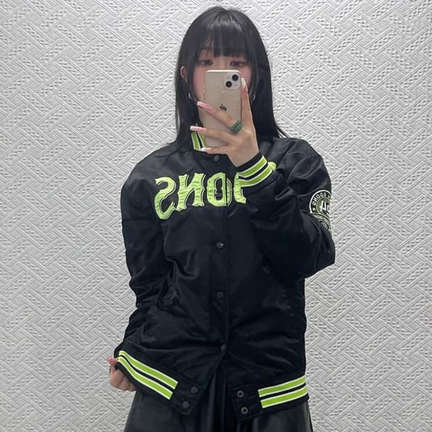 스타터 GOONS 빈티지 스트릿 펑크 키치 바시티 자켓 M C12382