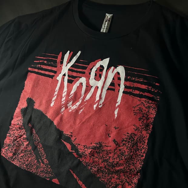 00s 빈티지 korn 밴드 티셔츠