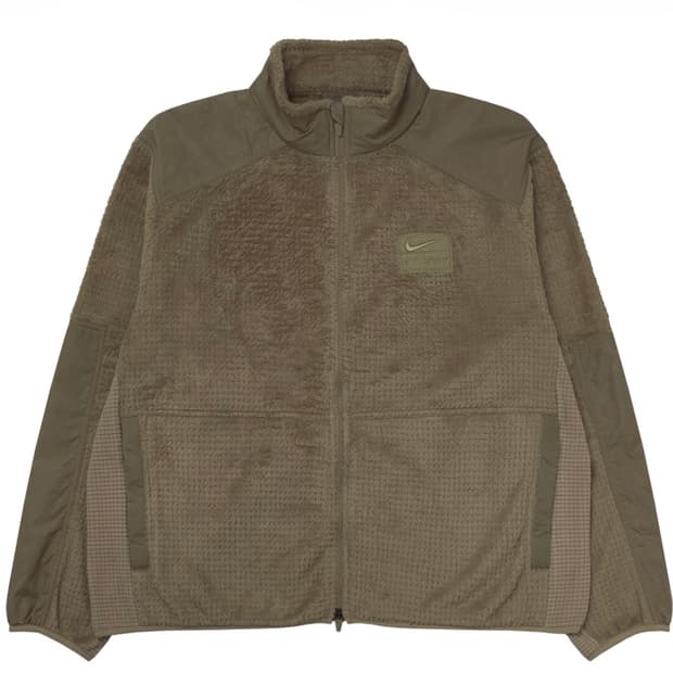 나이키 x 스투시 풀 집 플리스 파인 너트 L size 새상품