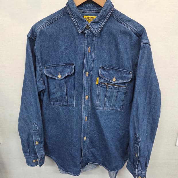 Even river 빈티지 워크웨어 데님셔츠 자켓 L