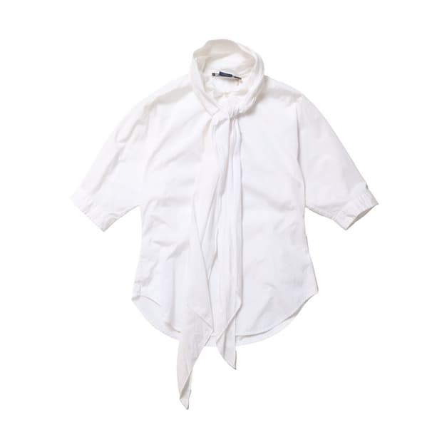 랄프 로렌 Ralph Lauren Tie Neck Blouse 
