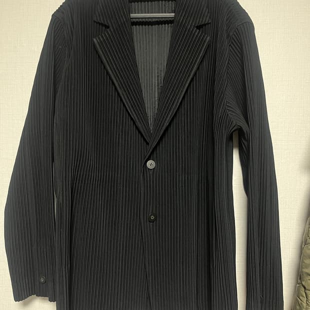 옴므플리세 이세이미야케 투버튼 블레이져 자켓 