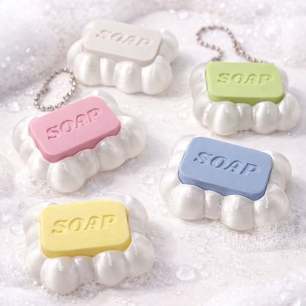 새상품 버블 비누 클리커 클릭커 키캡 키링 피젯토이