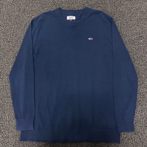 TOMMY JEANS 타미진스 니트 네이비 XL