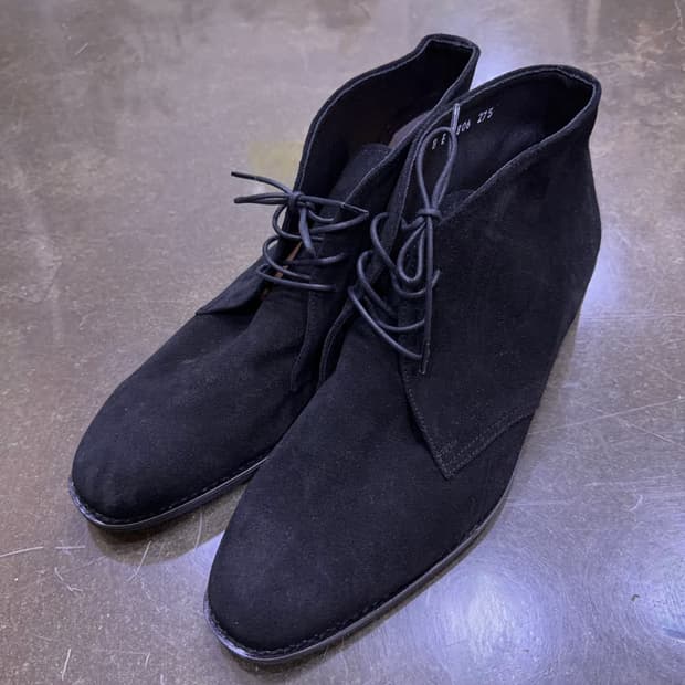 파르티콜로 스웨이드 데저트 처카부츠 블랙 275