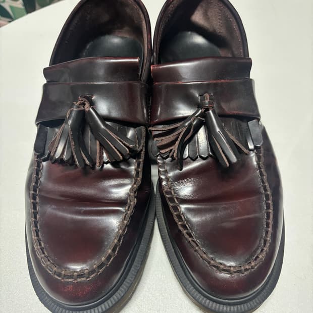 [UK8/270] 닥터마틴 아드리안 체리레드 버건디