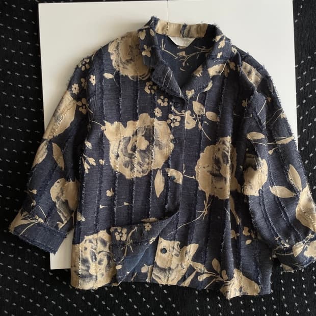 patterned blouse