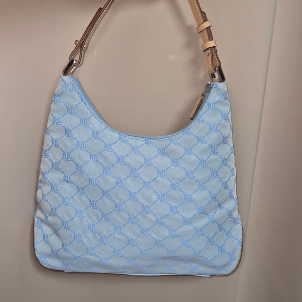 🩵폴로 랄프로렌 호보백 스카이블루 가방/숄더백/하늘색💦