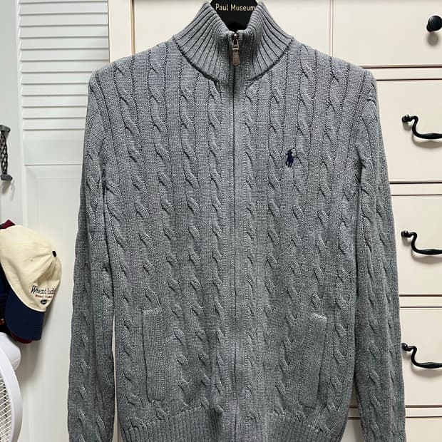 폴로 니트 집업M 새상품