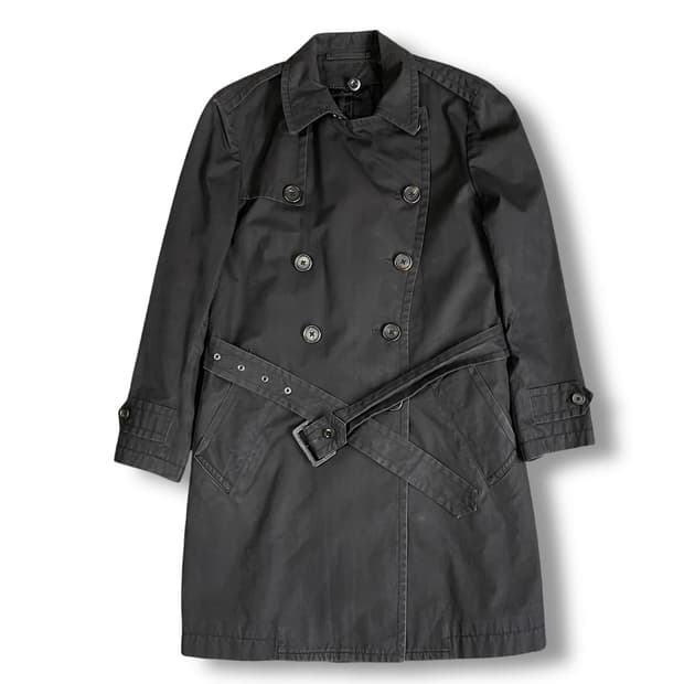 폴스미스 벨티드 미디 트렌치코트 S