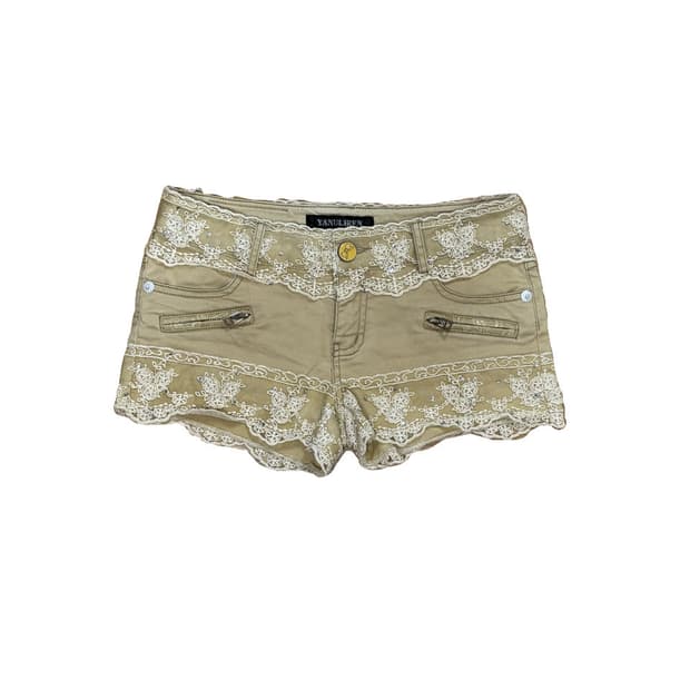 빈티지 대장 오리엔탈 모리 페어리 오네갸루 숏팬츠