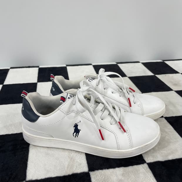 폴로 랄프로렌 헤리티지 코트 포니 자수 스니커즈 245mm