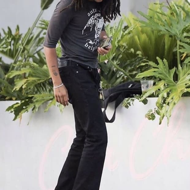 00s 빈티지 리바이스 517 BK 블랙 워시드 34