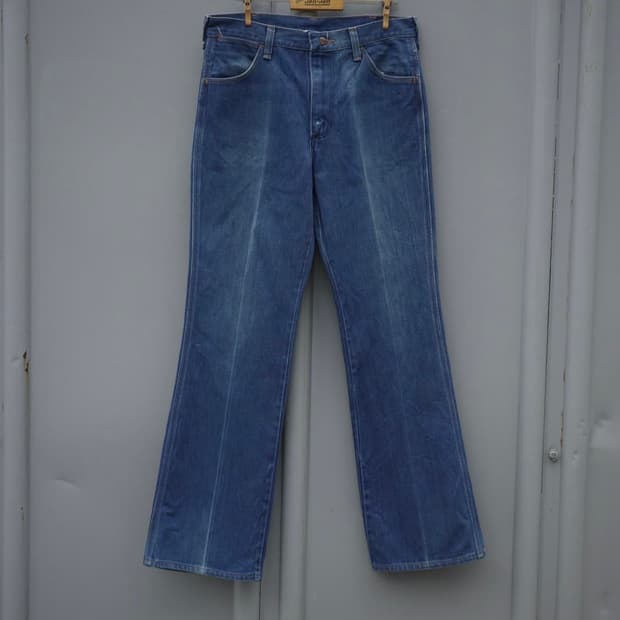 70‘s 랭글러 일자페이딩 플레어 데님 팬츠