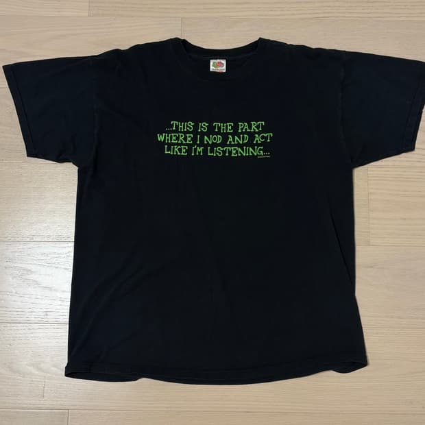 00s 빈티지 유머 티셔츠