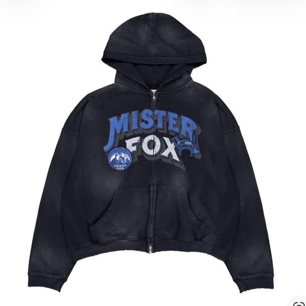 [2] 언더마이카 미스터 폭스 워시드 후드집업