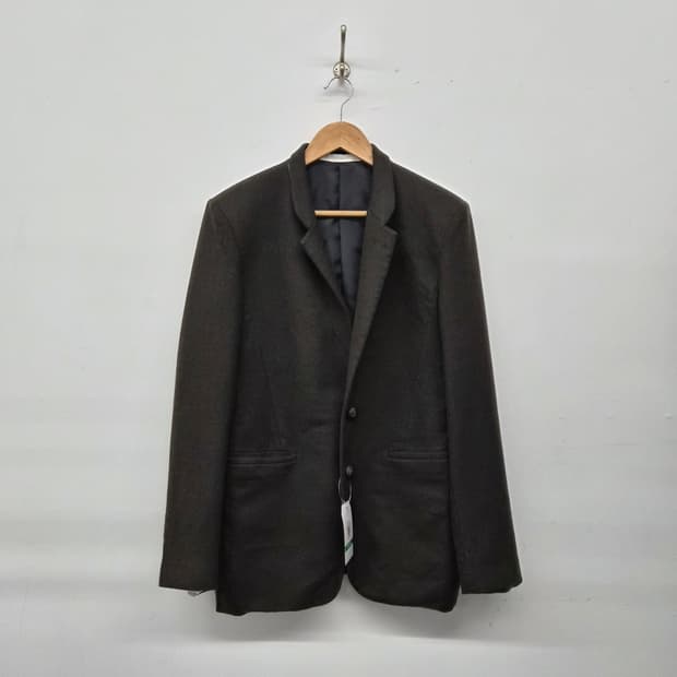 지오송지오 차콜 모직 자켓 남성 L