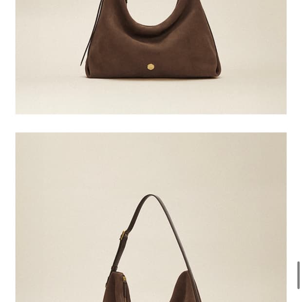 르메메 삭 아네스 스웨이드 브라운