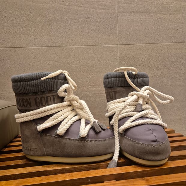 문부츠x케이스스터디 cs 아이콘 로우 부츠