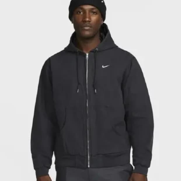 나이키 라이프패딩후드자켓 블랙 L