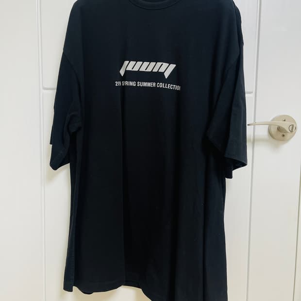 준지 오버사이즈 티셔츠 블랙