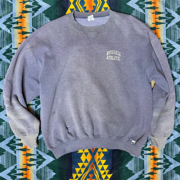90s faded Russell Athletic distressed