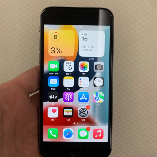 아이폰6s스페이스그레이64GB카메라무음