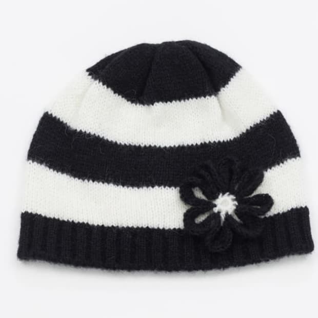 복복 코사지 비니