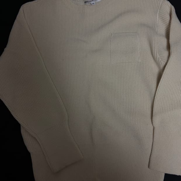 헤리티지플로스 니트 아이보리 M