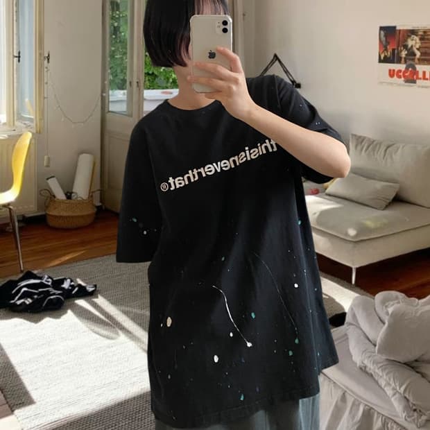 디스이즈네버댓 1/2 티셔츠 (Man XL)