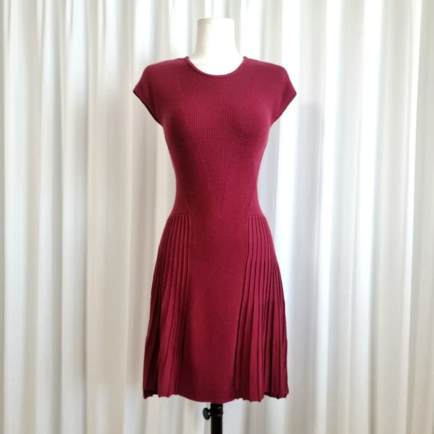 한섬 MINE 마인 울100% 숏슬리브 원피스 (4455) 상태양호×좋음