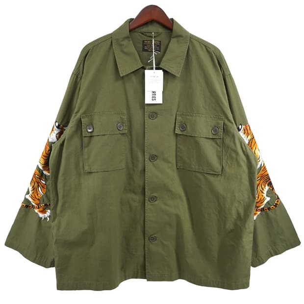 WACKO MARIA 23SS TIM LEHI ARMY SHIRT