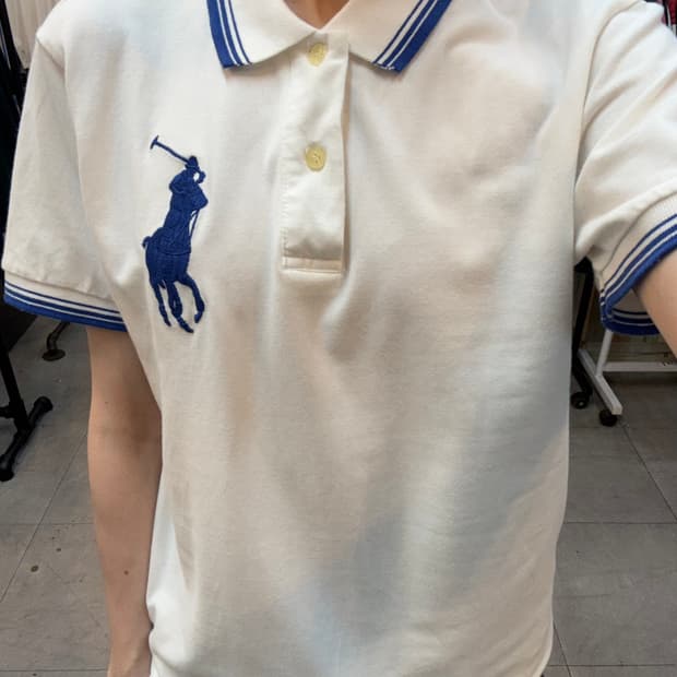 폴로 랄프로렌 반팔 카라티 M
