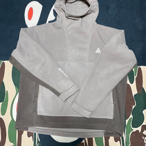 나이키 ACG 폴라텍 울프트리 풀오버 후드 아노락 XXL