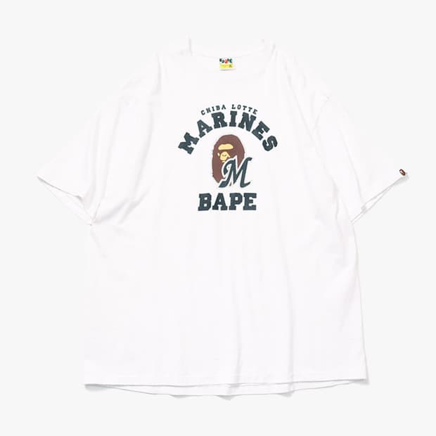 BAPE X CHIBA LOTTE - 25SS COLLEGE TEE