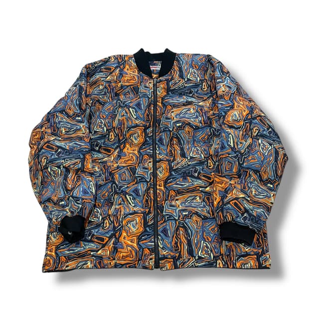 Nike 90's 삼나스포츠 기하학패턴 덕다운 파카