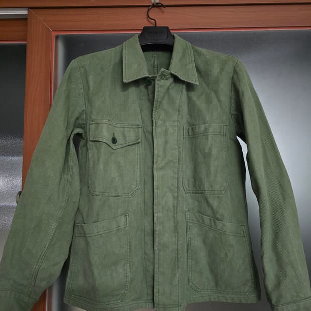 80년대 빈티지 스위스 코듀로이 워크자켓