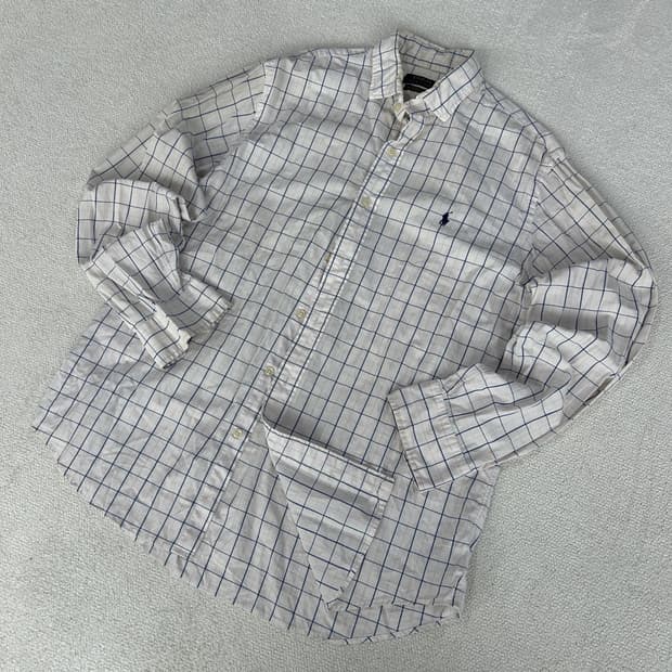 폴로 체크셔츠 100