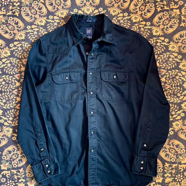 올드 갭 웨스턴 워크셔츠 