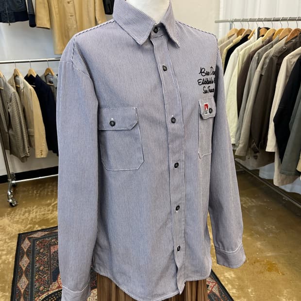 벤 데이비스 스트라이프 워크 셔츠
