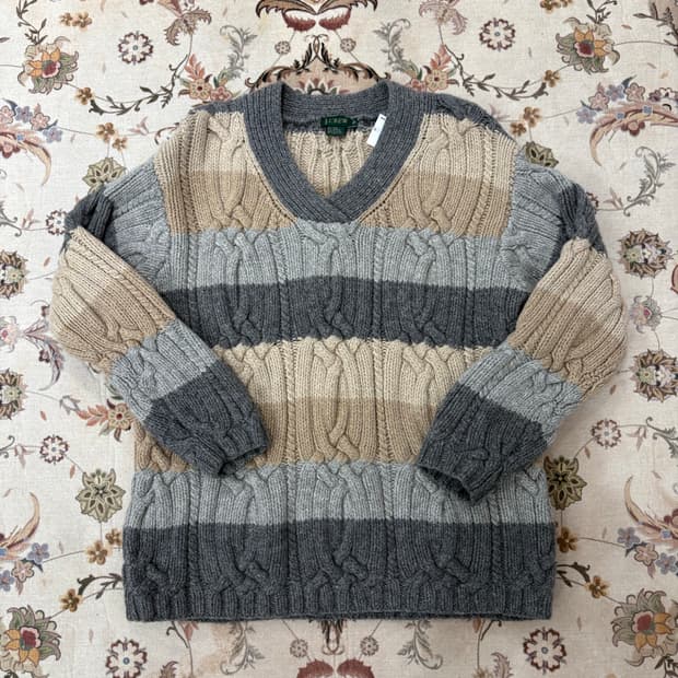 제이크루 헤비울 알파카 케이블니트