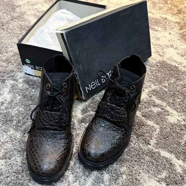Neil Barrett 콤비 첼시 부츠